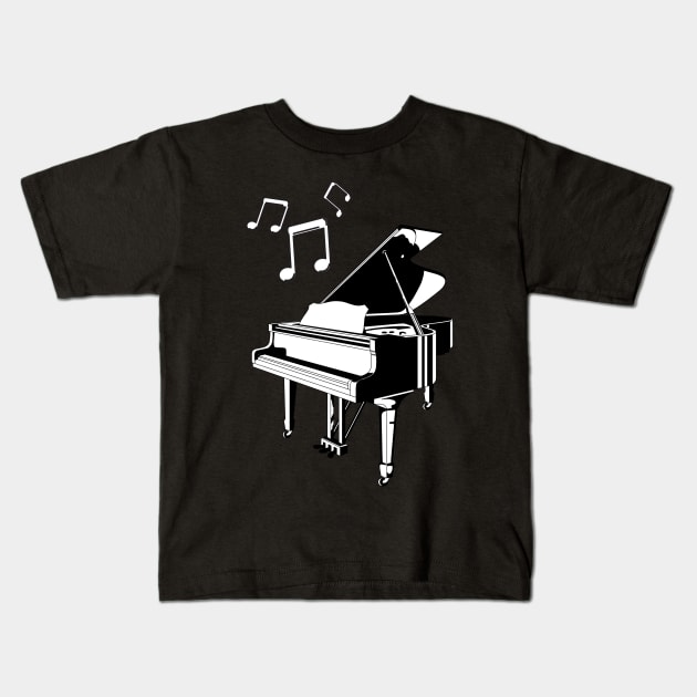 Music is my first love Kids T-Shirt by MandySJ